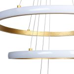 Φωτιστικό κρεμαστό Φ40-Φ30-Φ20 εκ. LED 57W 4000K χρυσό - GLOBOBOX 935-432-1