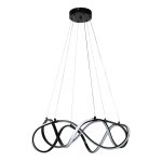 Φωτιστικό κρεμαστό Φ62Χ18 εκ. LED 84W 4000K μαύρο - GLOBOBOX 936-550-2
