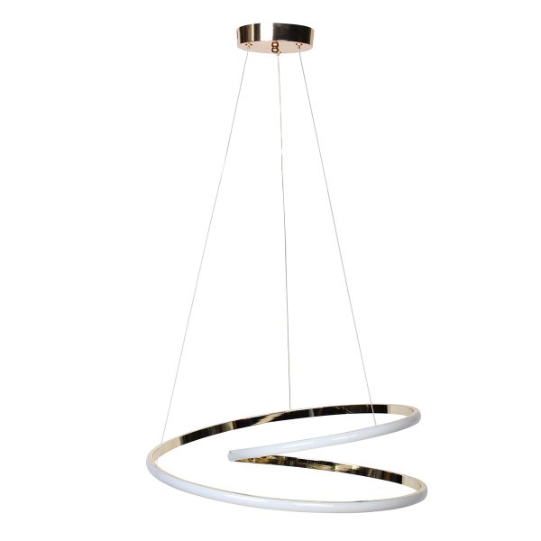 Φωτιστικό κρεμαστό Φ53 εκ. LED 55W 4000K χρυσό - GLOBOBOX 914-500-1