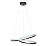 Φωτιστικό κρεμαστό Φ53 εκ. LED 55W 4000K μαύρο - GLOBOBOX 914-500-2