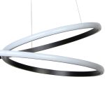 Φωτιστικό κρεμαστό Φ53 εκ. LED 55W 4000K μαύρο - GLOBOBOX 914-500-2
