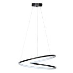 Φωτιστικό κρεμαστό Φ53 εκ. LED 55W 4000K μαύρο - GLOBOBOX 914-500-2
