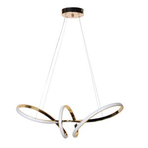 Φωτιστικό κρεμαστό 67Χ28Χ20 εκ. LED 52W 4000K χρυσό - GLOBOBOX 904-600-1