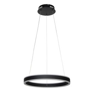 Φωτιστικό κρεμαστό Φ40 εκ. LED 50W 4000K μαύρο - GLOBOBOX 933-400-1
