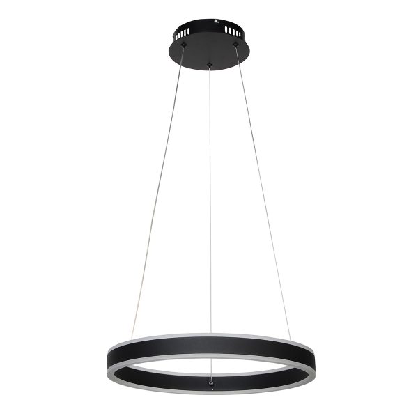Φωτιστικό κρεμαστό Φ40 εκ. LED 50W 4000K μαύρο - GLOBOBOX 933-400-1