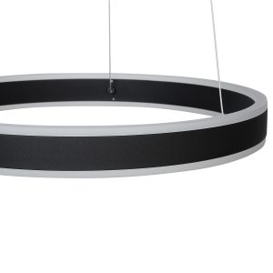 Φωτιστικό κρεμαστό Φ50 εκ. LED 64W 4000K μαύρο - GLOBOBOX 933-500-2