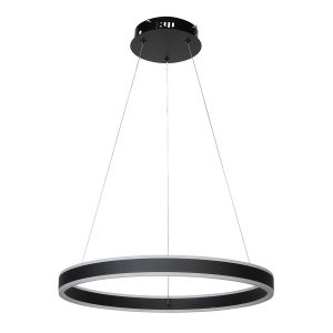 Φωτιστικό κρεμαστό Φ50 εκ. LED 64W 4000K μαύρο - GLOBOBOX 933-500-2
