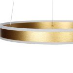 Φωτιστικό κρεμαστό Φ50 εκ. LED 64W 4000K χρυσό - GLOBOBOX 933-500-1