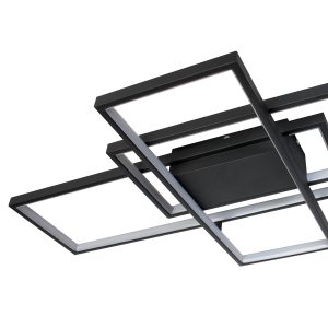 Φωτιστικό οροφής LED 120W 87,5Χ49,5Χ8,5 εκ. μαύρο με controller - GLOBOBOX 602156