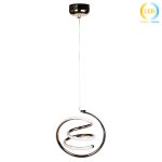 Φωτιστικό κρεμαστό LED 70W 25Χ17Χ25 εκ. χρυσό - GLOBOBOX 581483