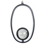 Φωτιστικό κρεμαστό LED 40W 18Χ7Χ32 εκ. μαύρο με γυάλινη μπάλα - GLOBOBOX 581492