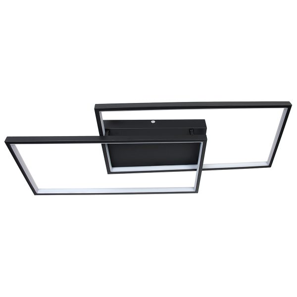 Φωτιστικό οροφής LED 34W 80Χ34Χ8 εκ. μαύρο με controller - GLOBOBOX 602162