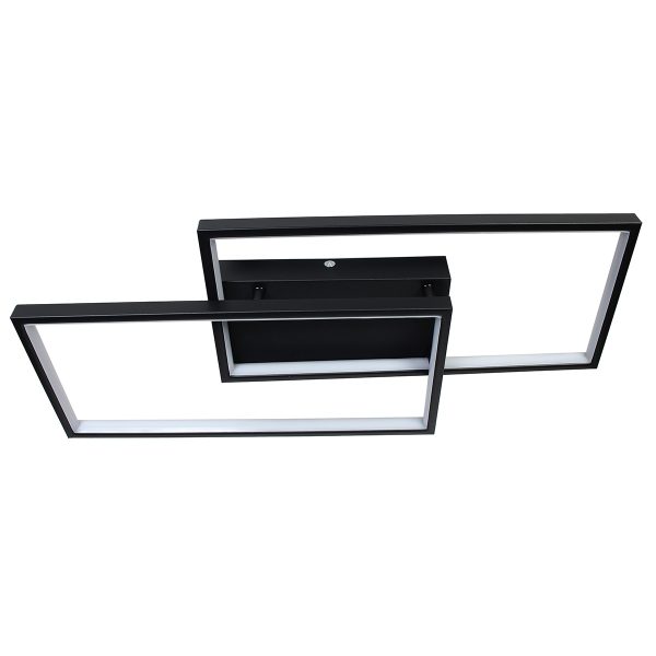Φωτιστικό οροφής LED 34W 65Χ28Χ8 εκ. μαύρο με controller - GLOBOBOX 602164