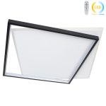 Φωτιστικό οροφής LED 68W 50Χ46Χ5 εκ. μαύρο με controller - GLOBOBOX 602173