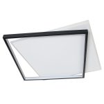 Φωτιστικό οροφής LED 68W 50Χ46Χ5 εκ. μαύρο με controller - GLOBOBOX 602173