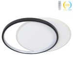 Φωτιστικό οροφής LED 53W 46Χ39Χ5,5 εκ. μαύρο με controller - GLOBOBOX 602175