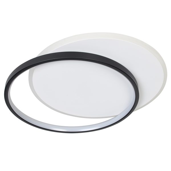 Φωτιστικό οροφής LED 53W 46Χ39Χ5,5 εκ. μαύρο με controller - GLOBOBOX 602175