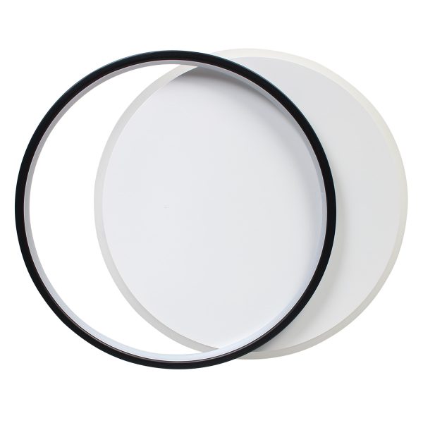 Φωτιστικό οροφής LED 53W 46Χ39Χ5,5 εκ. μαύρο με controller - GLOBOBOX 602175
