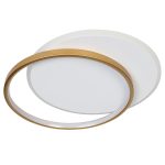Φωτιστικό οροφής LED 53W 46Χ39Χ5,5 εκ. χρυσό με controller - GLOBOBOX 602176