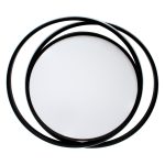 Φωτιστικό οροφής LED 63W 52Χ49Χ6 εκ. μαύρο με controller - GLOBOBOX 602179